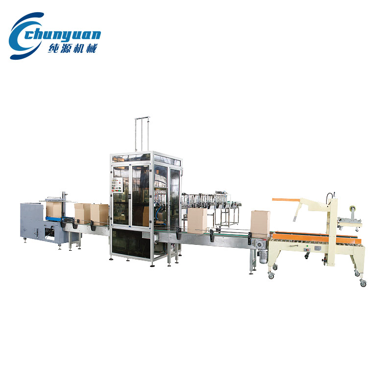 全自動開箱、裝箱、封箱機組